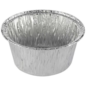 Foliebakke Plus Pack rund alu Ø80x35 mm, 1 rum, 100 stk