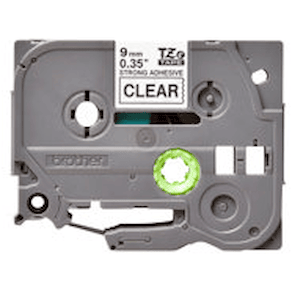 Tape Brother TZe 121 9mm stark svart på transparent