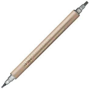 Kalligrafipenna ZIG dubbel spets silver