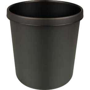 Papierkorb helit, 18 l, schwarz