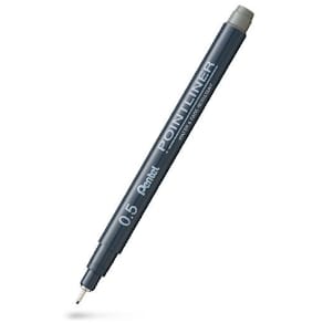 Fineliner PENTEL Pointliner 0,5mm grå