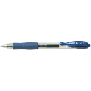 Gelkulpenna PILOT G-2 Fine Blå, 0.5mm, dokumentäkta
