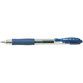 Gelkulpenna PILOT G-2 Fine Blå, 0.5mm, dokumentäkta