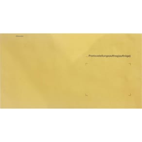 Postzustellungsumschlag RNK, 100 Stück