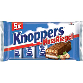 Waffelriegel Knoppers NussRiegel, 5x40 g