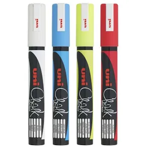 Fönster/Kritfärg Uni Chalk, 4 färger