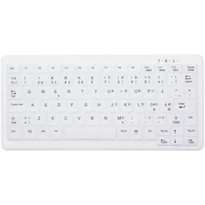 Active Key ClassicClean Medical Keyboard IP68 Mini WL White
