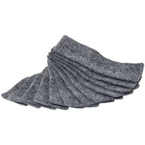 Ersatzfilz Q-CONNECT Reinigungsschwamm, 12 St., grau