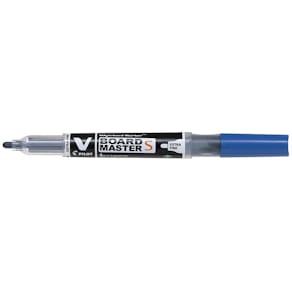 Whiteboardmarker Pilot V-Board Master S, blå rund 1-3 mm, 10 stk
