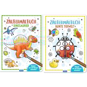 Zaubermalbuch TRÖTSCH, sortiert, 2 Motive à 5 Stück