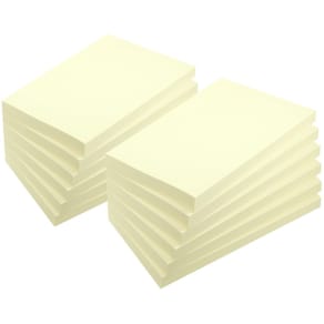 Notes LYRECO recycled 76x127mm gul 12/fp