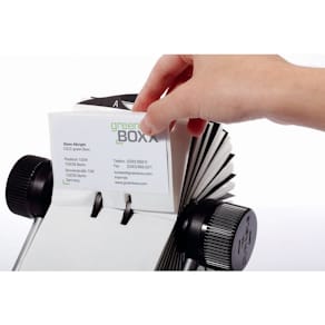 Visitkortssnurra DURABLE VISIFIX svart