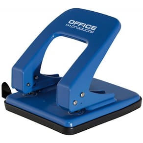 Perforator Office Products, 40 blad, in metaal, blauw