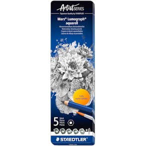 Blyant Mars Lumograph Aquarell+pensel ass (5)