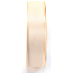 Taftband GOLDINA Basic, 25mm x 50m, creme