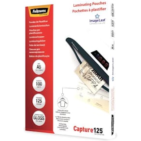 Lamineringslomme FELLOWES A5 125my (100)