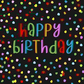 Motivserviette ATELIER, 33 x 33 cm, Geburtstag