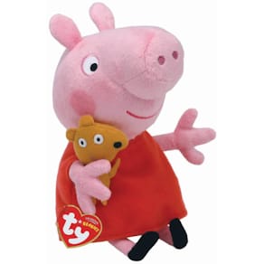Plüschfigur TY Beanie Babies Peppa Wutz, 15 cm