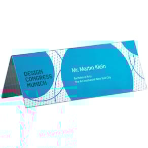 Tischaufsteller Sigel, 24 x 9 cm, glasklar, 5 Stück