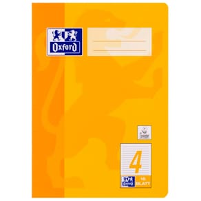 Schulheft Oxford Optik Paper, A5, 16 Blatt, Lineatur 4, bunt