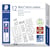Blyertsstift Staedtler 0,5 2H, 12 stift/tub, 12fp