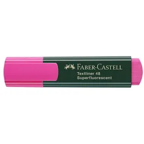 Överstrykningspenna FABER-CASTELL Textliner 48 Rosa, 10st