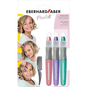 Haarkreide-Set Eberhard Faber Pearl, 3 St., sortiert