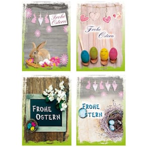 Osterkarte, sortiert