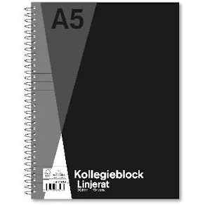 Kollegieblock SOL A5 70g 70bl linjerat