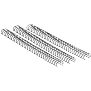 Spiralrygge Fellowes 6 mm metallic, op til 35 ark, 100 stk