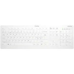 Active Key QuickClean Med Keyboard IP68 Full-Size WL White