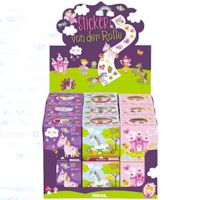 Stickerrolle MOSES. Mädchen, sortiert, 80 cm, 168 Sticker