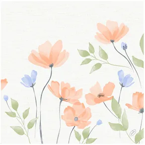 Servett Bunny Bloom 40x40 60st