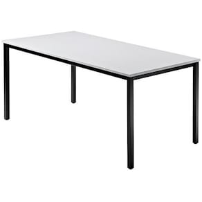 Besprechungstisch Hammerbacher DQ16, 160 x 80 cm, grau