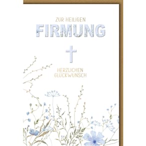 Firmungskarte, heilig