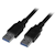StarTech.com USB 3.0-kabel - A till A - M/M - 3 m - USB-kabel