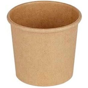 Dressingbæger rund kraft brun 1 oz, Ø44 H34, 100 stk