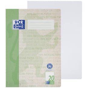 Schreibheft Oxford OPTIK PAPER, A4, 16 Blatt, blanko (Lineatur 20