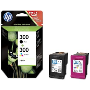 HP 300 black/color ink sampackblistered