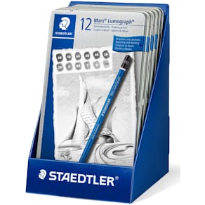 Bleistift-Etui STAEDTLER Mars Lumograph, 12-tlg., sortiert