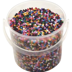 Nabbipärlor, mixade färger, 20000/fp
