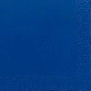 Middagsserviet Duni 3-lags, blå, Svanemærket, 40x40 cm, 1000 stk