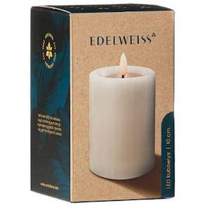 Kubbelys Edelweiss Led 7,5x10cm hvit
