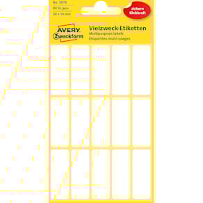 Avery manuel etiket 38x14mm (90)