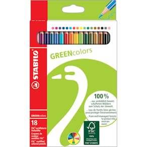 Farbstiftetui STABILO GREENcolors, 18 St.