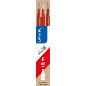 Refill, Pilot Frixion, CLICKER, 0,5MM rød, 422843