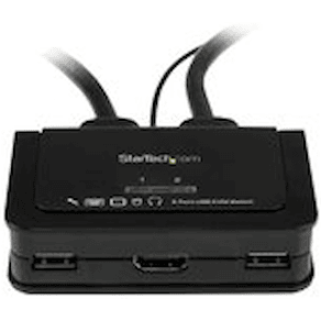 StarTech.com 2 Port USB HDMI Cable KVM Switch with Audio and