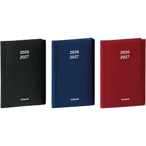 Schoolagenda Brepols Student Seta, zwart-blauw-bordeaux, 2025-202