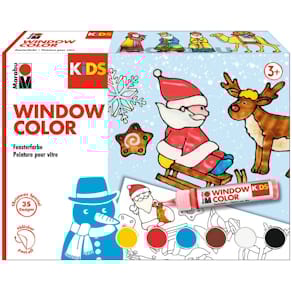 Fensterfarbe-Set Marabu Kids, 6-teilig