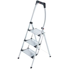 Klapptritt Hailo LivingStep K100 TopLine, 3 Stufen, silber